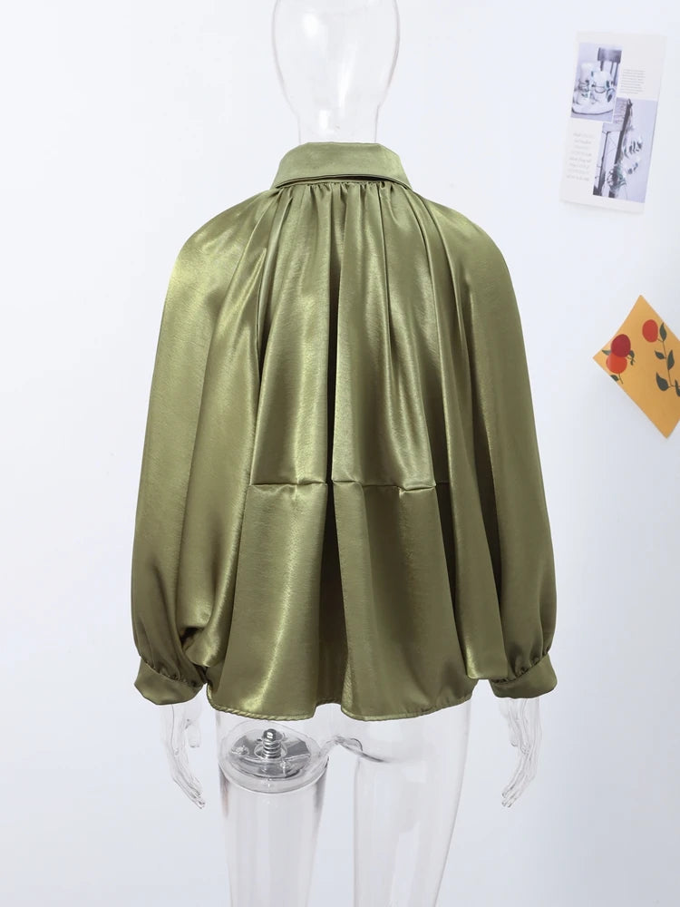 Elegant Green Suede Jacket