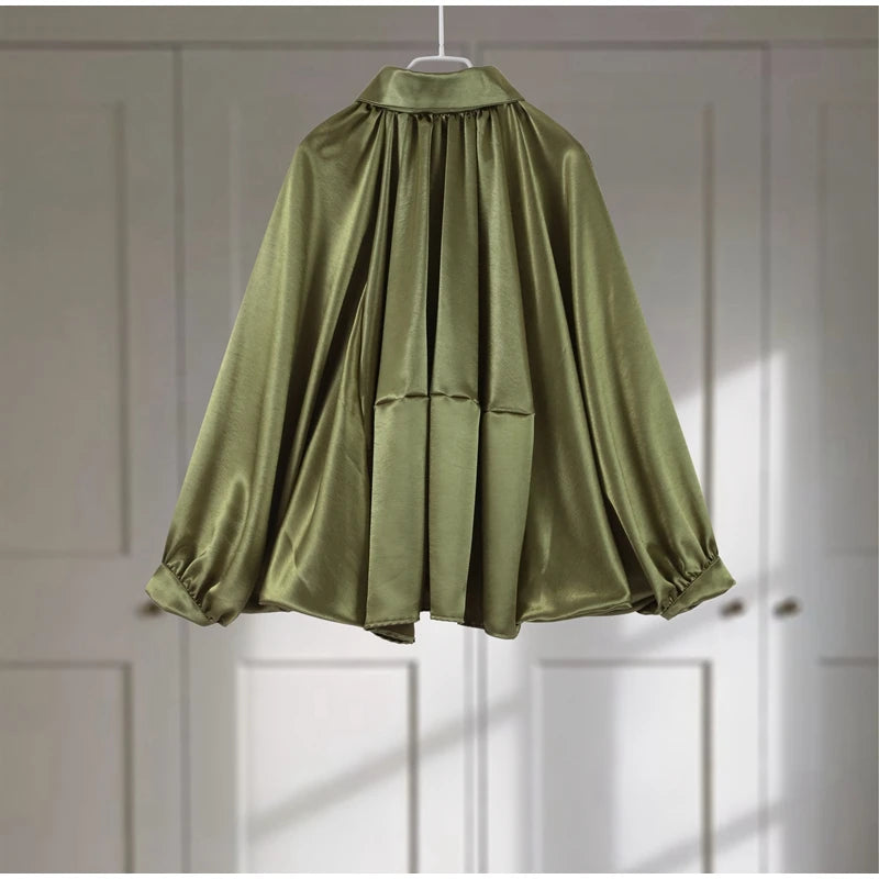 Elegant Green Suede Jacket