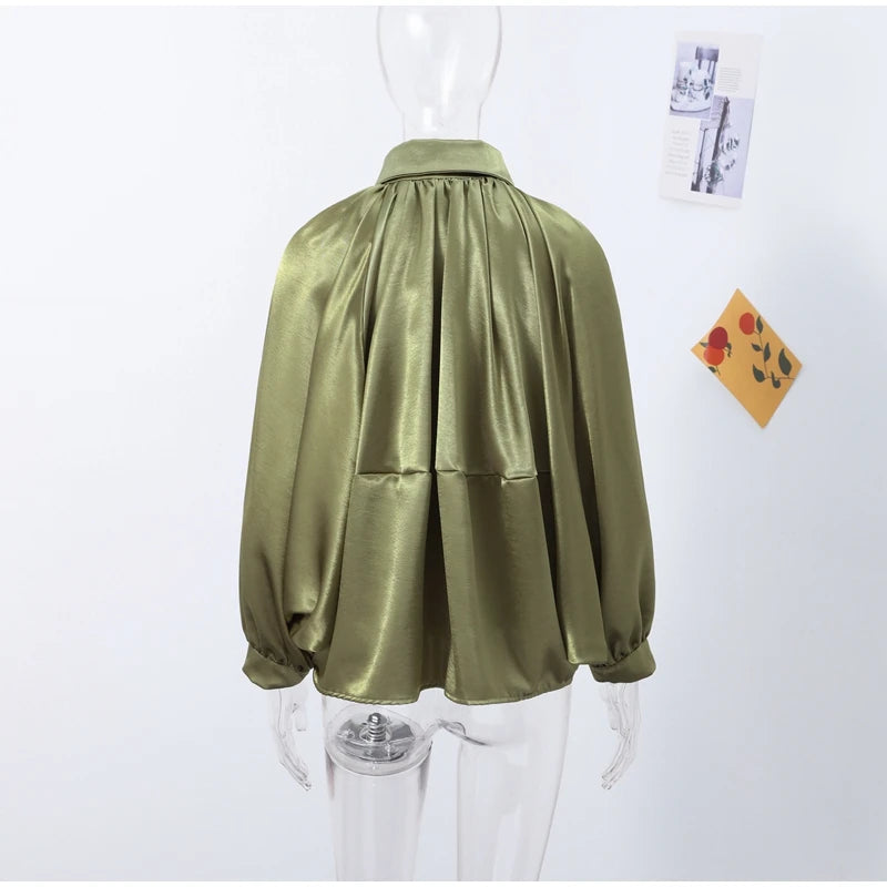 Elegant Green Suede Jacket