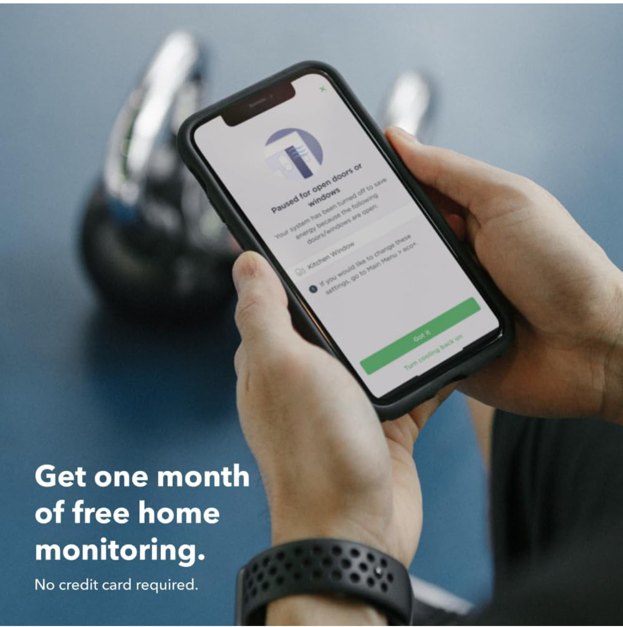 ecobee Home Security Bundle with Smart Doorbell Camera (Wired), SmartSensor for Doors and Windows, and SmartCamera with Voice Control.
