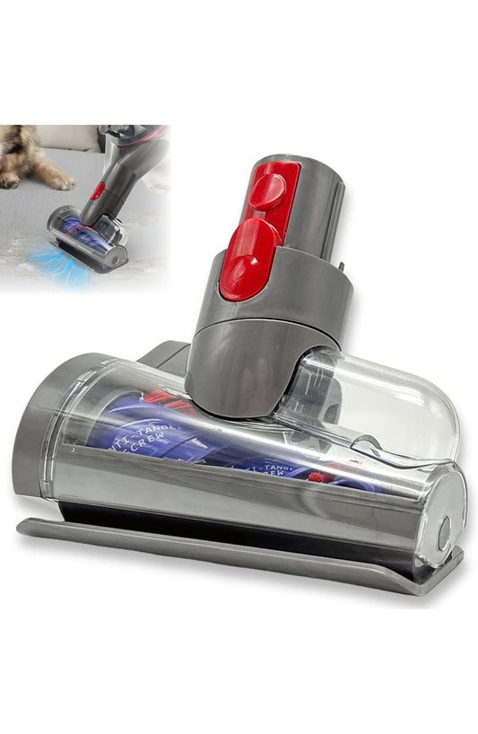 for Dyson V7 V8 V10 V11 V15 Vacuum Cleaners - Mini Motorized Brush Head - Pet Hair Removal Vacuum Attachment, Mini Hair Screw Tool for Carpeted Stairs, Couch Cushions, Upholstery & Car Carpet