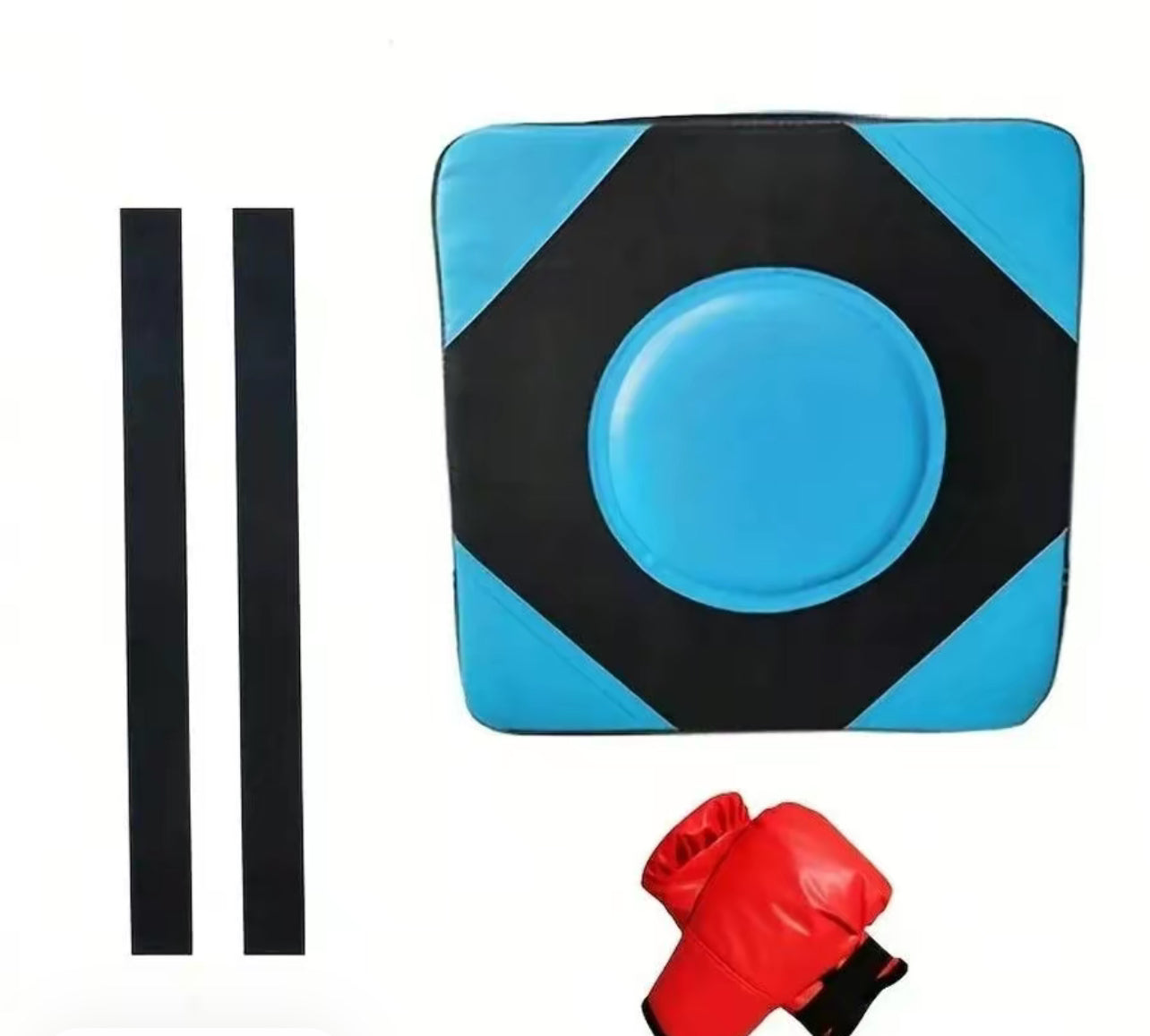 1 Set No Drill Punching Wall Target, Martial Arts Training Boxing Equipment, Adult Punch Bag Wall Pad (Includes Adult Boxing Gloves)