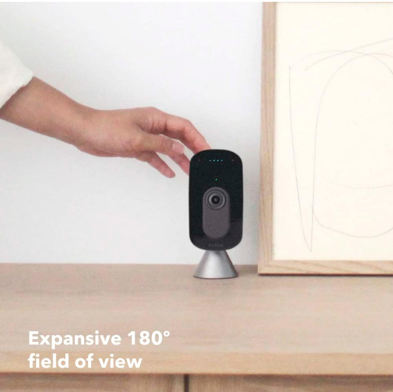 ecobee Home Security Bundle with Smart Doorbell Camera (Wired), SmartSensor for Doors and Windows, and SmartCamera with Voice Control.
