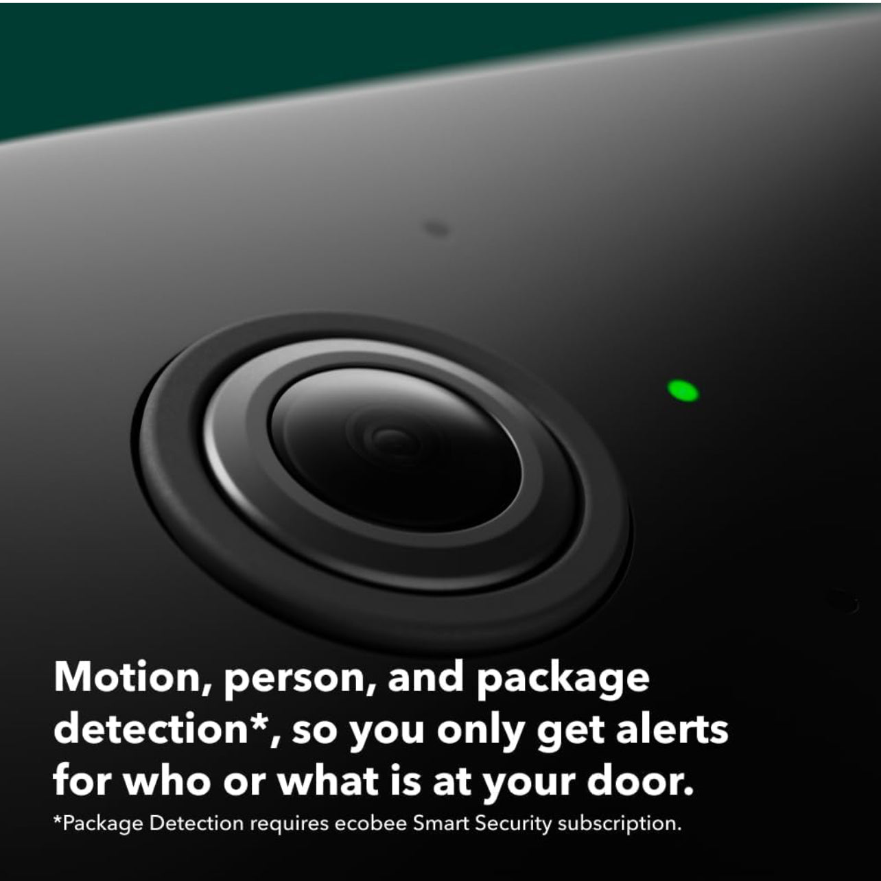 ecobee Home Security Bundle with Smart Doorbell Camera (Wired), SmartSensor for Doors and Windows, and SmartCamera with Voice Control.