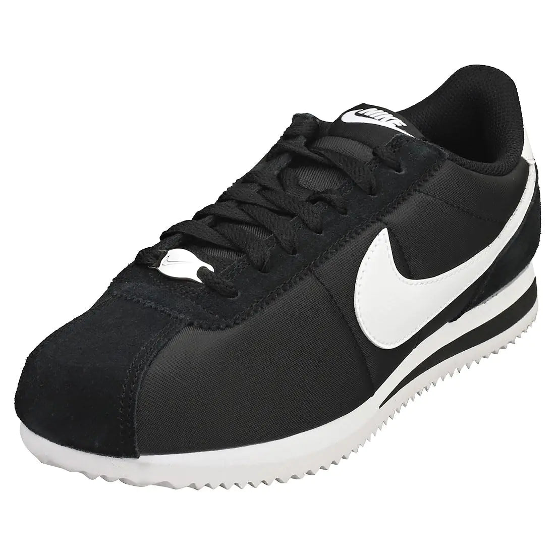 Nike Cortez TXT Womens Shoes Size- 6 Black/White