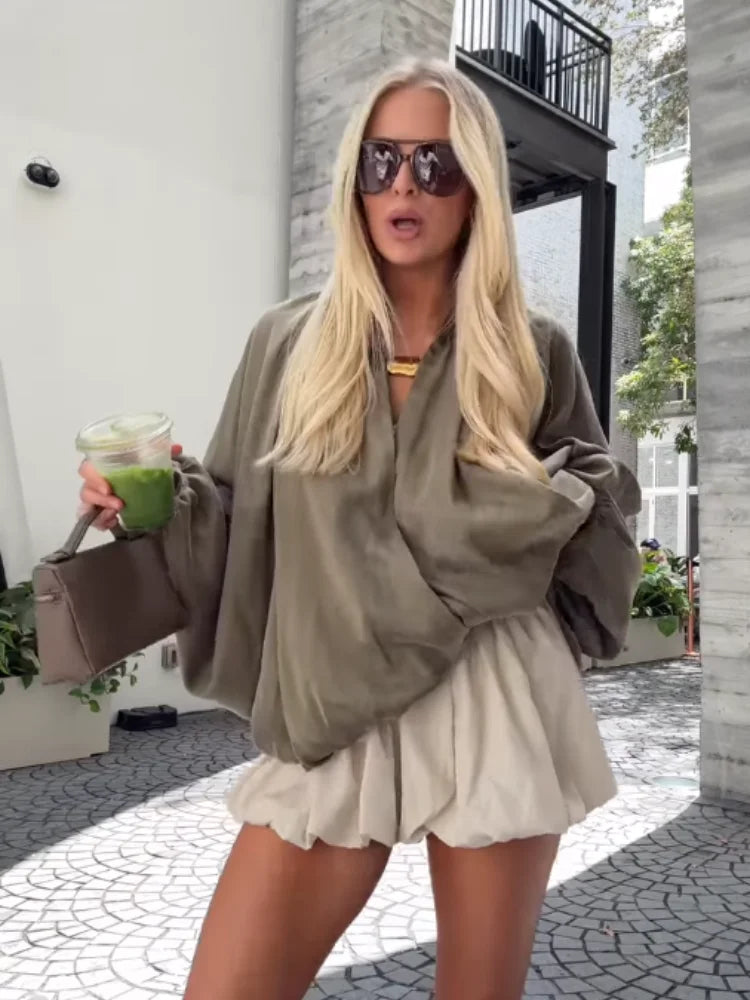 Elegant Green Suede Jacket