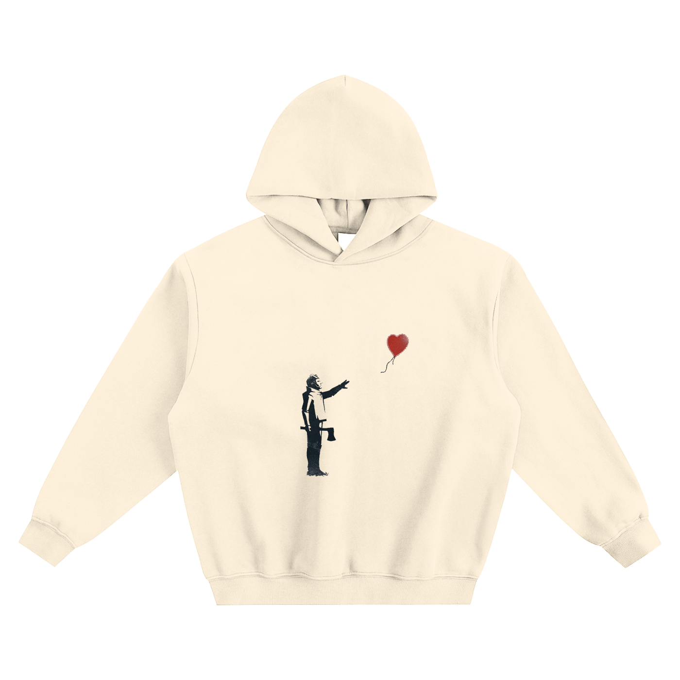 Fleeced Boxy Hoodie