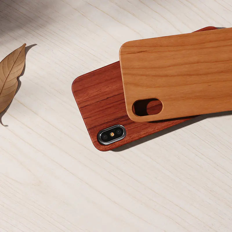 Natural Wood Phone Cases for iPhone and Samsung Galaxy
